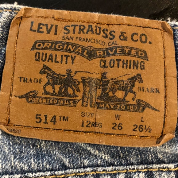 Boys Levi’s 514- size 12reg W26 X L26 - Picture 4 of 4